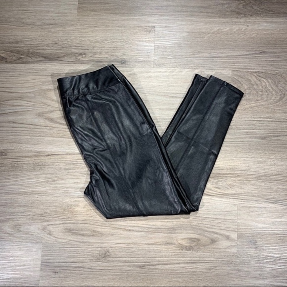 SALE {Lane Bryant} Faux Leather Skinny Pants 14/16 - Picture 4 of 5
